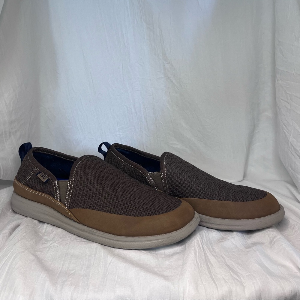 Nunn Bush Brewski Slip On Loafer Brown Mens 8 M Smartscent Bloom Insole EUC